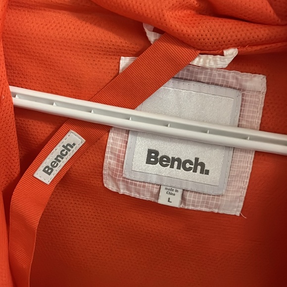 Bench Windbreaker Lined Zip Up Yellow Jacket Men's XXL - Picture 2 of 3